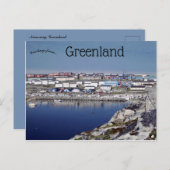 Ein Blick auf Nuussuaq Grönland Postkarte (Vorne/Hinten)