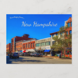 Ein Blick auf Portsmouth New Hampshire Postkarte