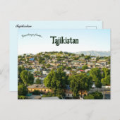 Ein Blick auf Tadschikistan Postkarte (Vorne/Hinten)