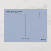 Ein Blick auf Teheran Iran Postkarte (Rückseite)