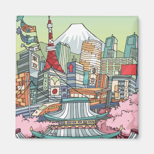 Ein Blick auf Tokio Magnet (Vorne)