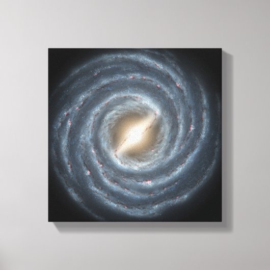 Ein Blick auf unsere eigene Milchstraße Leinwanddruck (Vorderseite)