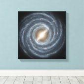 Ein Blick auf unsere eigene Milchstraße Leinwanddruck (Insitu (Holzboden))