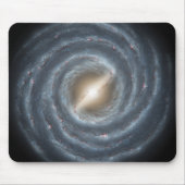 Ein Blick auf unsere eigene Milchstraße Mousepad (Vorne)