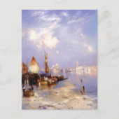 Ein Blick auf Venedig von Thomas Moran Postkarte (Vorderseite)