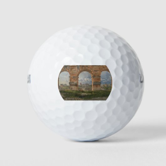 Ein Blick durch drei Bögen des Kolosseums Golfball (Vorderseite)