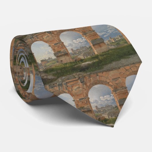 Ein Blick durch drei Bögen des Kolosseums Krawatte (Gerollt)