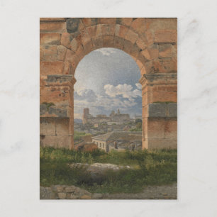 Ein Blick durch drei Bögen des Kolosseums Postkarte