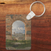 Ein Blick durch drei Bögen des Kolosseums Schlüsselanhänger (Rückseite)