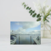 Ein Blick in den Hafen Postkarte (Stehend Vorderseite)