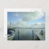 Ein Blick in den Hafen Postkarte (Vorne/Hinten)