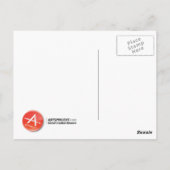 Ein Blick in die Fabrik Postkarte (Rückseite)