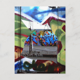 Ein Blick in die Fabrik Postkarte