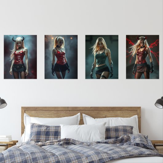 Ein Blick in die Zukunft Bilderwand Sets (Schlafzimmer)