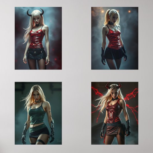 Ein Blick in die Zukunft Bilderwand Sets (Vorderseite)