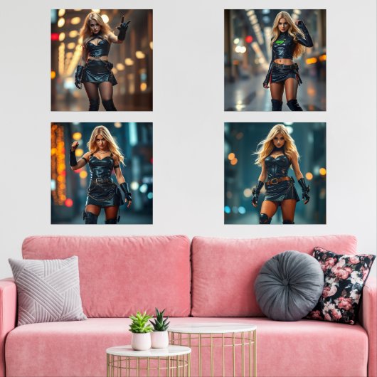 Ein Blick in die Zukunft Bilderwand Sets (Wohnzimmer)