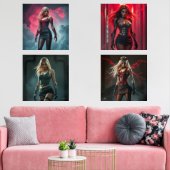 Ein Blick in die Zukunft Bilderwand Sets (Wohnzimmer)