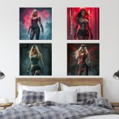 Ein Blick in die Zukunft Bilderwand Sets (Schlafzimmer)