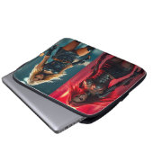 Ein Blick in die Zukunft Laptopschutzhülle (Vorne Knopf)