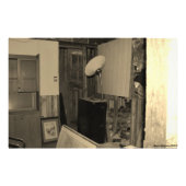 Ein Blick in ein altes Gebäude Fotodruck (Vorne)