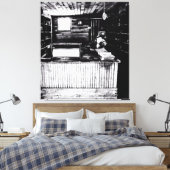 Ein Blick in frühere Zeiten Leinwanddruck (Insitu (Schlafzimmer))