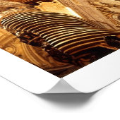 "Ein Blick ins Tor" Basilica di San Pietro Poster (Ecke)