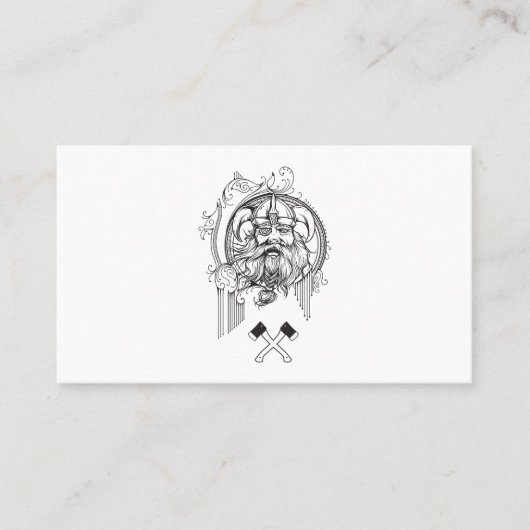 ein Blick und zwei mächtige Achsen. Visitenkarte (Vorderseite)