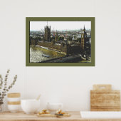 Ein Blick vom Auge (Farbe) Poster (Küche)