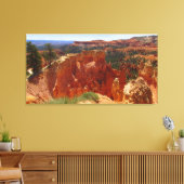 Ein Blick von der Kante aus: Ein Hoodoo Leinwanddruck (Insitu (Wohnzimmer))