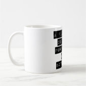 Ein Blitzlicht ist ein Fall Kaffeetasse (Links)