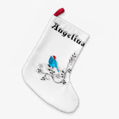 Ein Bluebird Weihnachten Kleiner Weihnachtsstrumpf (Vorderansicht (hängend))