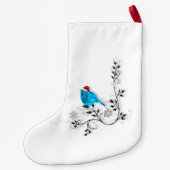 Ein Bluebird Weihnachten Kleiner Weihnachtsstrumpf (Rückseite)