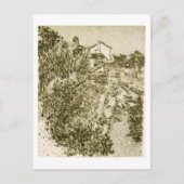 Ein blühender Garten, Vincent van Gogh Postkarte (Vorderseite)