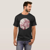 Ein blühender Lebenskirschbaum Glob T-Shirt (Vorne ganz)