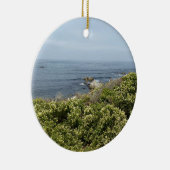 Ein blühendes Kalifornien: Coyote Bush Keramik Ornament (Rechts)