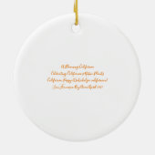 Ein blühendes Kalifornien: Pfeffer Keramik Ornament (Hinten)