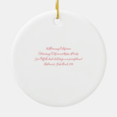 Ein blühendes Kalifornien: Sea Cliff Buckweizen Keramik Ornament (Hinten)