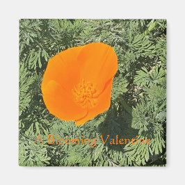 Ein blühendes Valentin Magnet