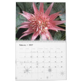 Ein Blumen-Illustriertes Kalender (Feb 2027)