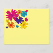 Ein Blumenbeet aus dunklen Blume Papier (Vorderseite)