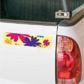 Ein Blumenbeet mit blühenden Blume Autoaufkleber (Auf Lkw)