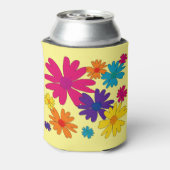 Ein Blumenbeet mit blühenden Blume Dosenkühler (Kanne Rückseite)
