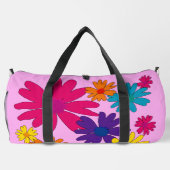 Ein Blumenbeet mit blühenden Blume Duffle Bag (Rückseite)