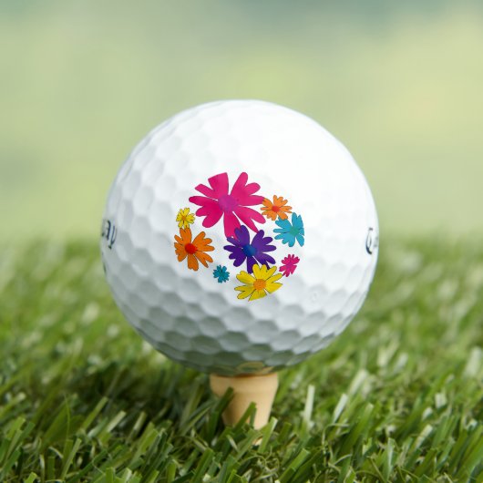 Ein Blumenbeet mit blühenden Blume Golfball (Insitu T-Shirt)