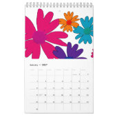 Ein Blumenbeet mit blühenden Blume Kalender (Jan 2027)