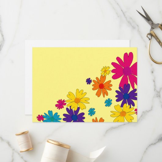 Ein Blumenbeet mit blühenden Blume Programm (Vorderseite/Rückseite Beispiel)