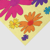 Ein Blumenbeet mit blühenden Blume Seidenpapier (Ausschnitt)