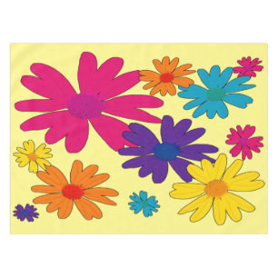 Ein Blumenbeet mit blühenden Blume Tischdecke