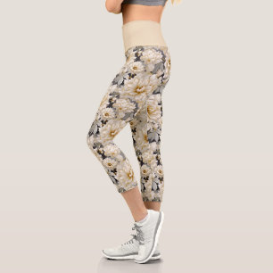 Ein Blumendesign 10 Capri Leggings