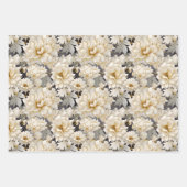 Ein Blumendesign 10 Geschenkpapier Set (Vorderseite)
